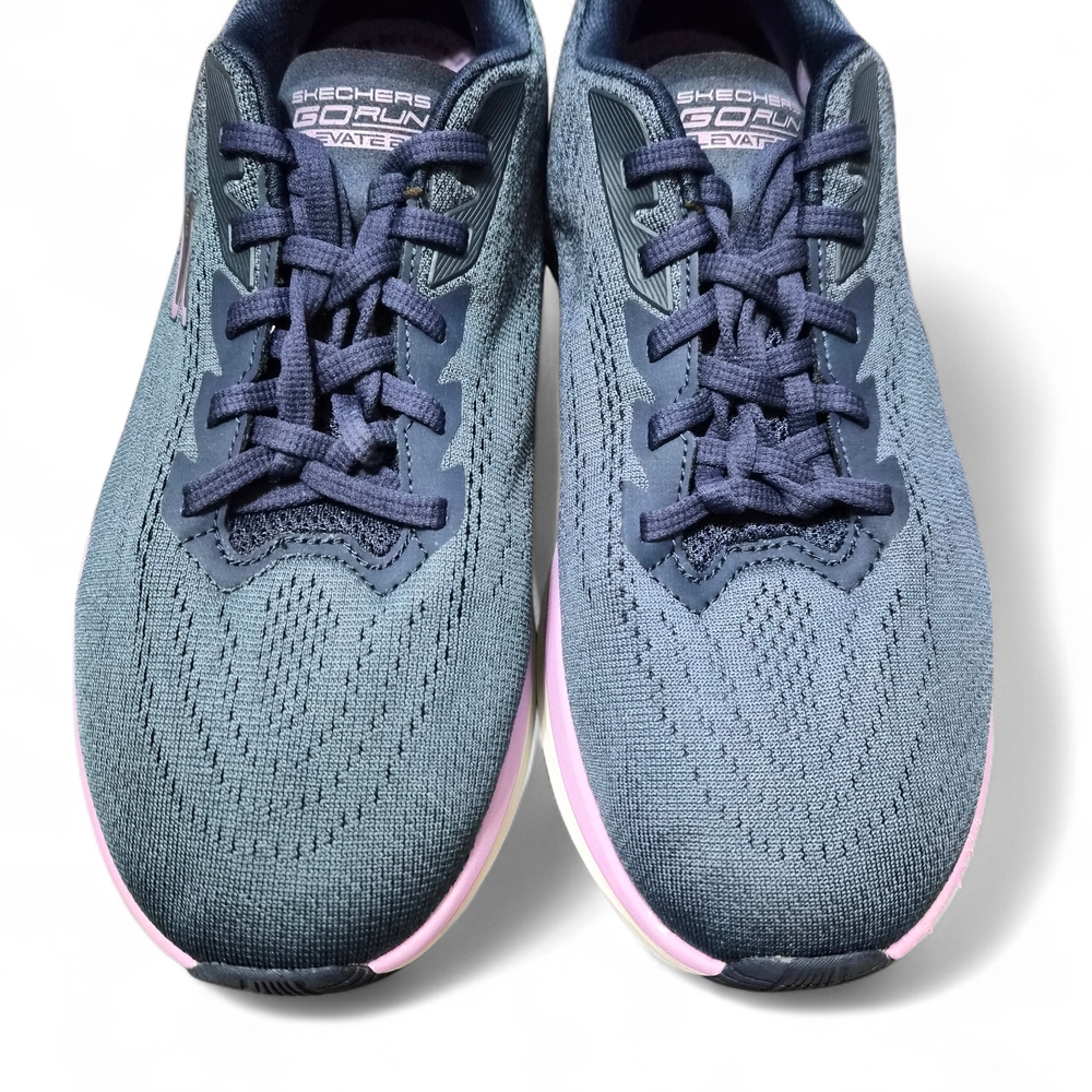 Skechers Women's GO Run 2.0 Elevate Ombre Sneakers Navy/Lavender Size 10 Wide - Picture 10 of 13